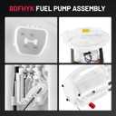 BDFHYK Fuel Pump Module Assembly E7218M Compatible with Dodge Caliber/Jeep Compass/Patriot 2007 2008 2009 2010 2011 2012 2013 2014 2015 2016 2017