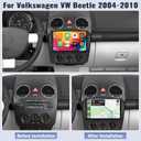 4G+128G Android Car Stereo Radio for Volkswagen Beetle 2004-2010 9 Inch incell Touch Screen with WiFi Bluetooth Wireless Carplay Android Auto GPS Navigation Backup Camera SWC FM RDS MIC