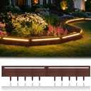 20FT Landscape Lighting Edging, 10 Pcs No Dig Garden Border