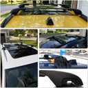 for Volkswagen Tiguan Roof Rack Cross Bars 2018-2026 & VW Taos 2022-2026, Lockable 300 lbs Aluminum Roof Rails Crossbars Rooftop Cargo Bar, Not for Tiguan Limited