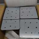 6"x 6" Post Base, 5Pcs Stainless Steel Adjustable Post Anchor Bracket(Internal 5.5 x 5.5), Adjustable Post Base for Pavilion Deck Porch Handrail Railing Support Decorative Anchor Plate