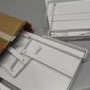 Finnhomy 2 Pack Under Cabinet Organizer, Pantry Organizers and Storage, Under Shelf Basket, Pantry Organization, Expand between16.14-24.8, Light Gray