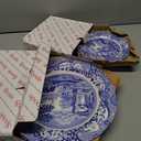 Spode Blue Italian Salad Plate 8", White