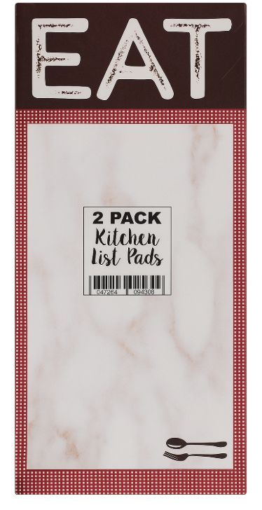 2 Pack Kitchen List Pads 2 Pack Kitchen List Pads