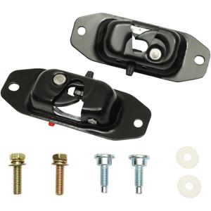Tailgate Door Latch, Compatible with 2007-2018 Chevy Silverado & GMC Sierra & H ummer, Rear Left Driver & Right Passenger with Striker Bolts | Replaces# 38677 94715027 22805464 Liftgate Lock Latch