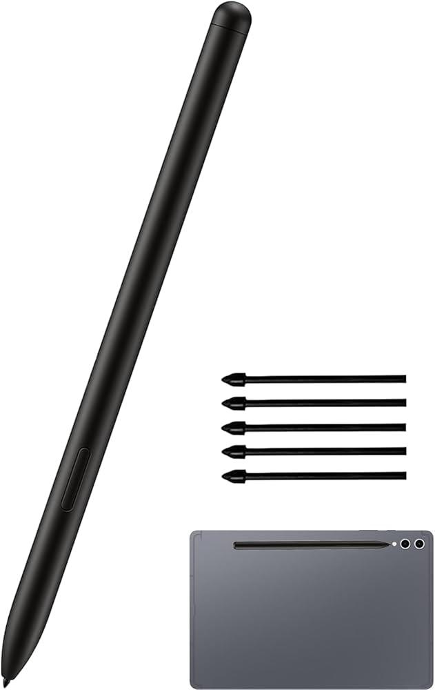 Galaxy Tab S10+/S10 Ultra S Pen Replacement for Samsung Galaxy Tab S10+/S10 Ultra Stylus Touch S Pen, Tab S10+SPen for Samsung Galaxy Tab S10+ SPen with Free 5 Tips(WithoutBluetooth,Black)