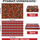 10pcs Pixel Theme Wrapping Paper, 50x70cm/19.7x27.6in Video Gaming Gift Wrap DIY Pixel Birthday Party favors Wrapper Paper Christmas & Party Decorations Supplies (2 Styles)