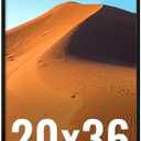 LaVie Home 20x36 Picture Frame for Wall Display, 20x36 Black Picture Frame with HD Plexiglas, 20 x 36 Poster Frame 1 Pack, Display Frame for Vertical or Horizontal, Classic Collection