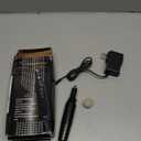 108 Pcs Engraving Tool Kit, Multi-Functional Electric Corded Micro Engraver Etching Pen DIY Rotary Tool for Jewelry Glass Wood Metal Plastic with Scriber, 82 Accessories and 24 Stencils - Black