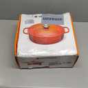 Le Creuset Enameled Cast Iron Signature Oval Dutch Oven, 8 qt., White