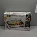 GreenPan Advanced 12 X 15 Electric Skillet with Lid, 7QT Capacity for Family Meals, Healthy Ceramic Nonstick PFAS-Free Coating, Fry, Saut, Steam, Simmer, Sear, Stir Fry, Dishwasher Safe, Clay