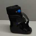 United Ortho USA14115 Short Air Cam Walker Fracture Boot, Medium, Black