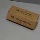 Cyber Acoustics USB Speaker Bar (CA2890) – Stereo USB Powered Speaker, Easily Clamps to Monitor, Convenient Controls