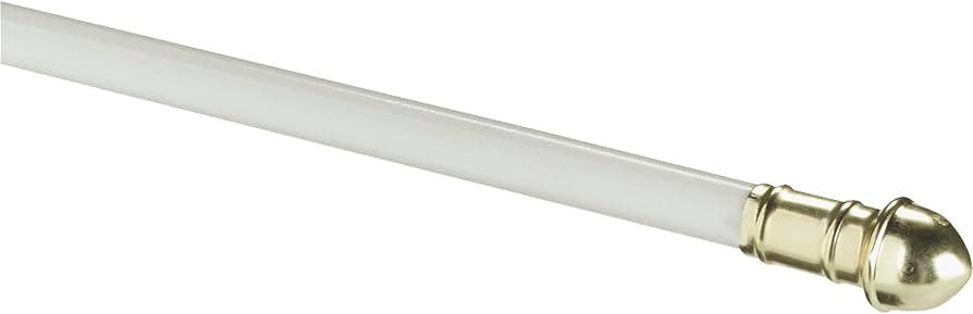 Kenney Fast Fit Cafe Rod 1Pcs 48"-84" Black