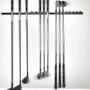 [JINTECH] Golf Club Holder, Wall Display, Wall Hanger, Rack, Mount, Organizer, Hold 17 Clubs on 36" Aluminum Rack (All Head up)