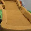 Toddler Travel Bed Sandwich Style - Portable Toddlers Floor Beds, Foldable Soft Foam Travel Crib for Baby and Kid, Washable Cover Toddler Cot with Safety Rail for Travel, Medium Size