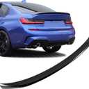 Rear Spoiler for BMW 3 Series G20 Sedan 2019-2023 G80 M3 2021-2023 Trunk Spoiler Wing Trunk Tail Rear Trunk Lid,Glossy Black Performance - AC Style