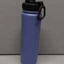 Koodee Insulated Water Bottle, 22 oz Stainless Steel Double Wall Vacuum Wide Mouth Sport Bottle with Leakproof Spout Lid (Royal Blue)