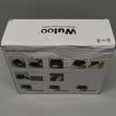 Solar Driveway Alarm Wireless Outside 1800ft Range, Outdoor Motion Sensor & Detector Driveway Alert System with Rechargeable Battery/Weatherproof/Mute Mode(1&4-Brown)