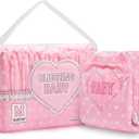 Littleforbig Printed Adult Brief Diapers 10 Pieces - Blushing Baby Pink(M)