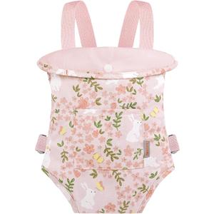 GAGAKU Doll Carrier Baby Doll Accessories Babydoll Swing 22 Inche Doll Carrier Baby Doll with Carrier Backpack for Toddlers - Pink - Rabbit Garden