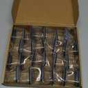 24 Pcs Chair Leg Floor Protectors Square Large, Silicone Felt Furniture Leg Pads Caps Covers for Hardwood Floors (Fit:1-5/8" to 2")