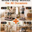 Vibration Plate Exercise Machine, Full Body Workout Vibrating Plate for Lymphatic Drainage Weight Loss, 460 Lbs Capacity Shake Platform with 300 speeds for Women Men