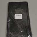 6 Pack Premium Disposable Plastic Tablecloth 54" x 108" Party Table Cloths Disposable for 6 to 8 Foot Tables Indoor or Outdoor Parties Birthdays Weddings Christmas Anniversary Buffet Table (Black)