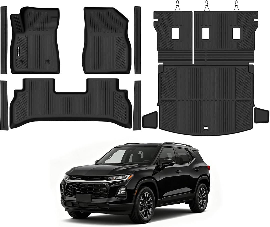 All Weather TPE Floor Mat Set for 2021-2026 Chevy Trailblazer FWD