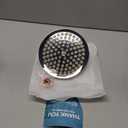 High Pressure Shower Head - Anti-Clogging Silicone Nozzles - 2.5 GPM Removable Restrictor - Easy to Clean Adjustable Replacement - easy to install with Plumbers Tape - 6 inch - Classic Chrome Finish