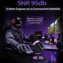 MAILANGSHI 192KHz/32bit Dynamic Podcast Microphone for PC, USB & XLR Mic with RGB Lighting, Desktop Stand, Mute Button, All-Metal Body, Gain & Volume Control, Gaming Microphone for Livestreaming