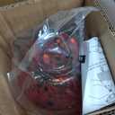 Hummingbird Feeder, BOLITE Glass Hummingbird Feeders for Outdoors Hanging, 20 Ounces, Leak Proof, Meshy Texture Ball Shape Bottle, Red, Birthday Gifts for Women Men, Gifts for Mom Dad