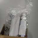 No Drill Cordless Vinyl Mini Blinds,White,30.5" W x 36" H