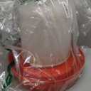 Heated Chicken Waterer, 2 Gallon Thermostatic Poultry Drinker with 4 Cups, Outdoor Winter Water Heater with Leg Base for Chickens, Ducks, Geese, Turkeys, Anti-Freeze Automatic Watering System (Red)