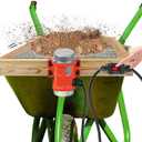 Soil Sifter with Vibration Motor and Switch for Gardening, Multi-Purpose Soil Screen Wooden Dirt Sifter,Sand Sifter for Use in Wheelbarrow,Compost Sifter,Garden Sieve