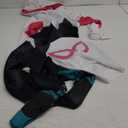 Ghost Bodysuit for Girls Halloween Costumes Pink Jumpsuits Lycra Fabric With Mask Full Outfits (130 for height 45"-49")