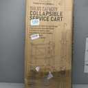 Olympia Tools 85-188 Pack-N-Roll Folding Collapsible Service Cart, 150LB Capacity, Black