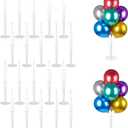 20 Sets Balloon Stand Kits, Balloon Sticks Holder with Base for Table Graduation Birthday Baby Shower Gender Reveal Party Decorations