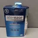 AllerEase Waterproof Mattress Protector Stain Protection Twin Size Allergen Barrier Hot Water Washable Machine Washable Durable Zippered Knit Mattress Cover Stretch Corners (White)