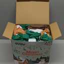 Christmas Balloon Garland Arch kit, Red Green Gold Balloons, Candy Cane Foil Balloons for Xmas Christmas Party Decorations