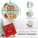 Retirement Christmas Ornament 2025  Unique Retirement Gift for Women Men, Nurses, Teachers  Appreciation Farewell Gift for Coworkers, Boss, Manager  Ceramic Retired Ornament Keepsake