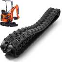 180x72x37 Rubber Track for Mini Excavator, Heavy Duty Skid Steer Track Compatible with Kubota KX008 K008, Yanmar B08, Komatsu PC03, Takeuchi TB007, JCB Micro, material handling