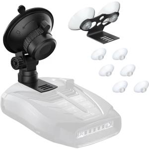 Radar Detector Mount,Car Radar Mounting Bracket Suction Cup Holder,Windshield and Dashboard Radar Detector Suction Mount,for Cobra Escort Beltronics,Easy to Install (Big)