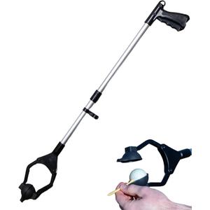 Golf Ball Teeing Aid Device for Seniors | Easy Golf Ball Dispenser Eliminates Bending | Motorless Golfing Dispenser Tees Up Your Golfing | Adaptive Gifts for Seniors | Foldable Tee Assistant