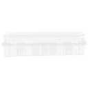 3ml Freezer Vial Storage Case: Secure Compartment Plastic Tube Holder Box for Essential Oils and Peptide Microtube Organizer with Lid for Laboratory Home Fridge, Travel Use, 24 Count