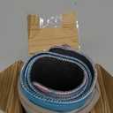 Mahjong Mat for Table 32.4''x32.4'', Rolled Shipping, No Creases Mah Jongg Mat with Carrying Bag for American Mahjong, Poker, Board Games, Card Games & Dominoes - Cyan