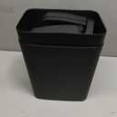 Vanpopubs 2 Pack 2.7 Gal Bathroom Trash Can with Lid, Automatic Trash Can Small Smart Garbage Can Touchless, Slim Motion Sensor Waterproof Plastic Trash Bins for Bedroom Office Kitchen Toilet Black