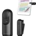 [#1 Magnetic Tech] Remote Control Page Turner for Kindle Paperwhite with Wrist Strap, 2-in-1 Kindle Accessories for iPhone, iPad, Camera Video Record & Shutter Selfie,Ideal Valentines Gift (Black)