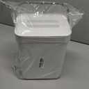 LALASTAR Compost Bin Indoor Kitchen Sealed, Hanging Small Trash Can with Lid Under Sink for Kitchen, Food Waste Bin for Countertop, Mountable Garbage Can for Bathroom, RV, 5L/1.3 Gal, White