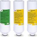 AquaTru - 1 Year Combo Pack - Includes 2 Pre-Filters & 1 Carbon Filter for Reverse Osmosis Water Purifier (for AquaTru Classic, Smart & Under Sink AquaTru Water Purifier Filter)